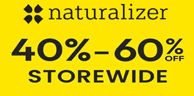 Naturalizer Storewide 40%-60% OFF Naturalizer Storewide 40%-60% OFF