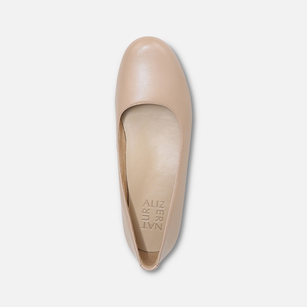Naturalizer Maxwell Ballet Flat - Crème Brulee Leather Naturalizer Maxwell Ballet Flat - Crème Brulee Leather