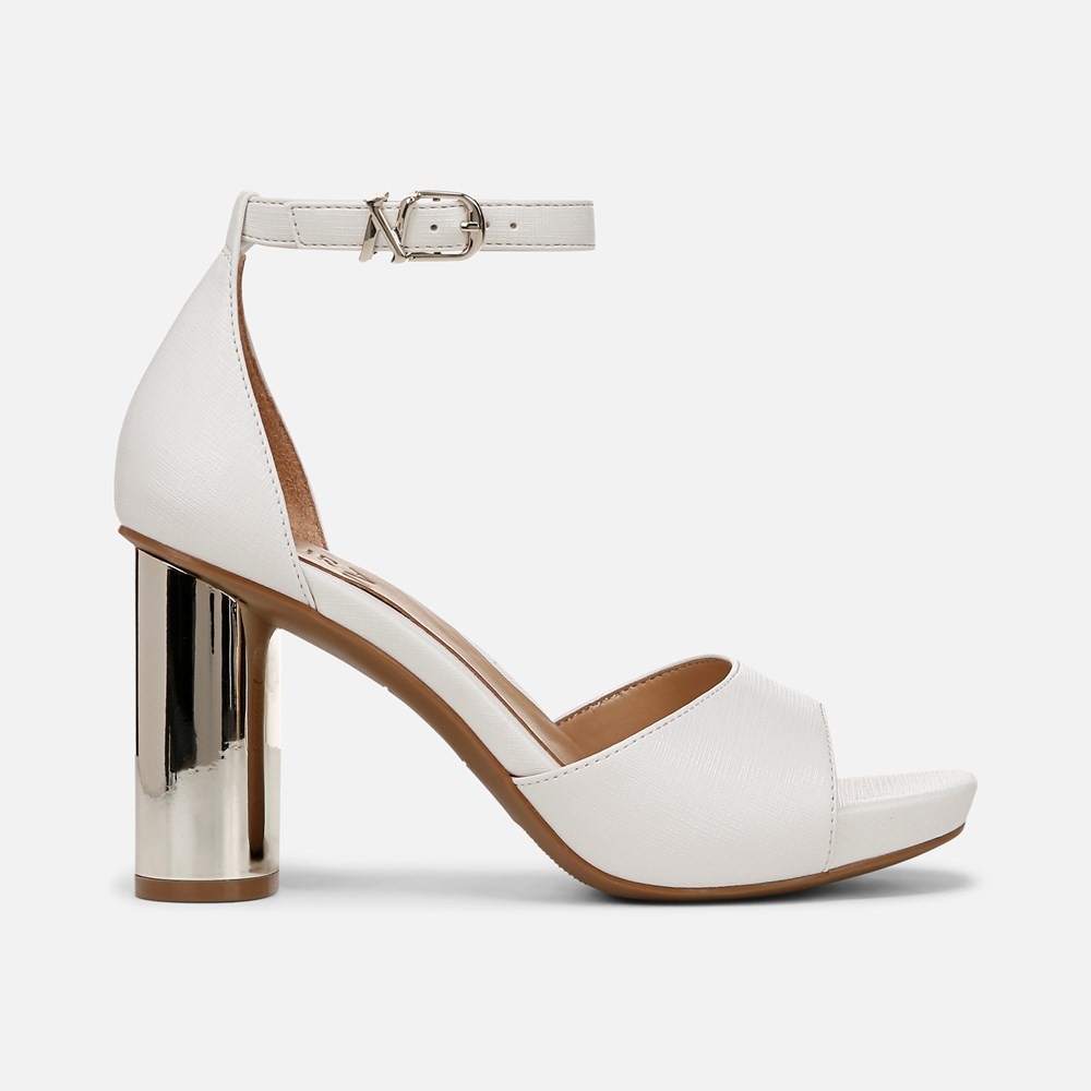 Naturalizer Malia Dress Sandal - Warm White Faux Leather Naturalizer Malia Dress Sandal - Warm White Faux Leather