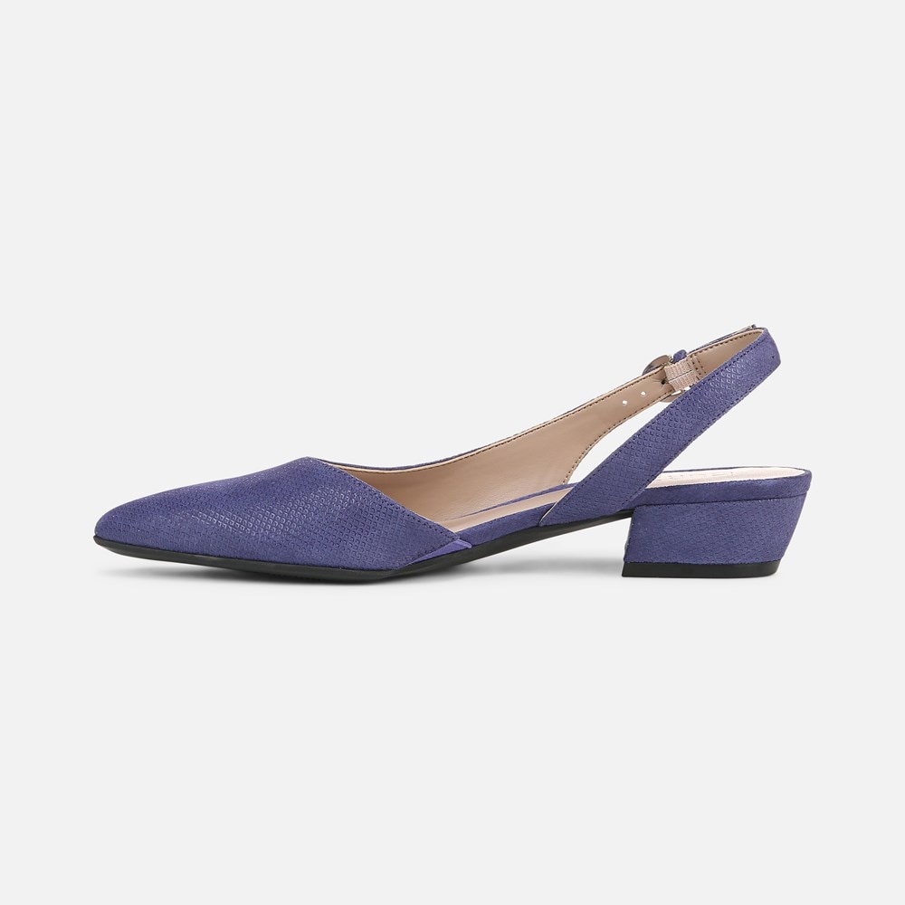 Naturalizer Banks Pointed Toe Flat - Future Dusk Blue Suede Naturalizer Banks Pointed Toe Flat - Future Dusk Blue Suede