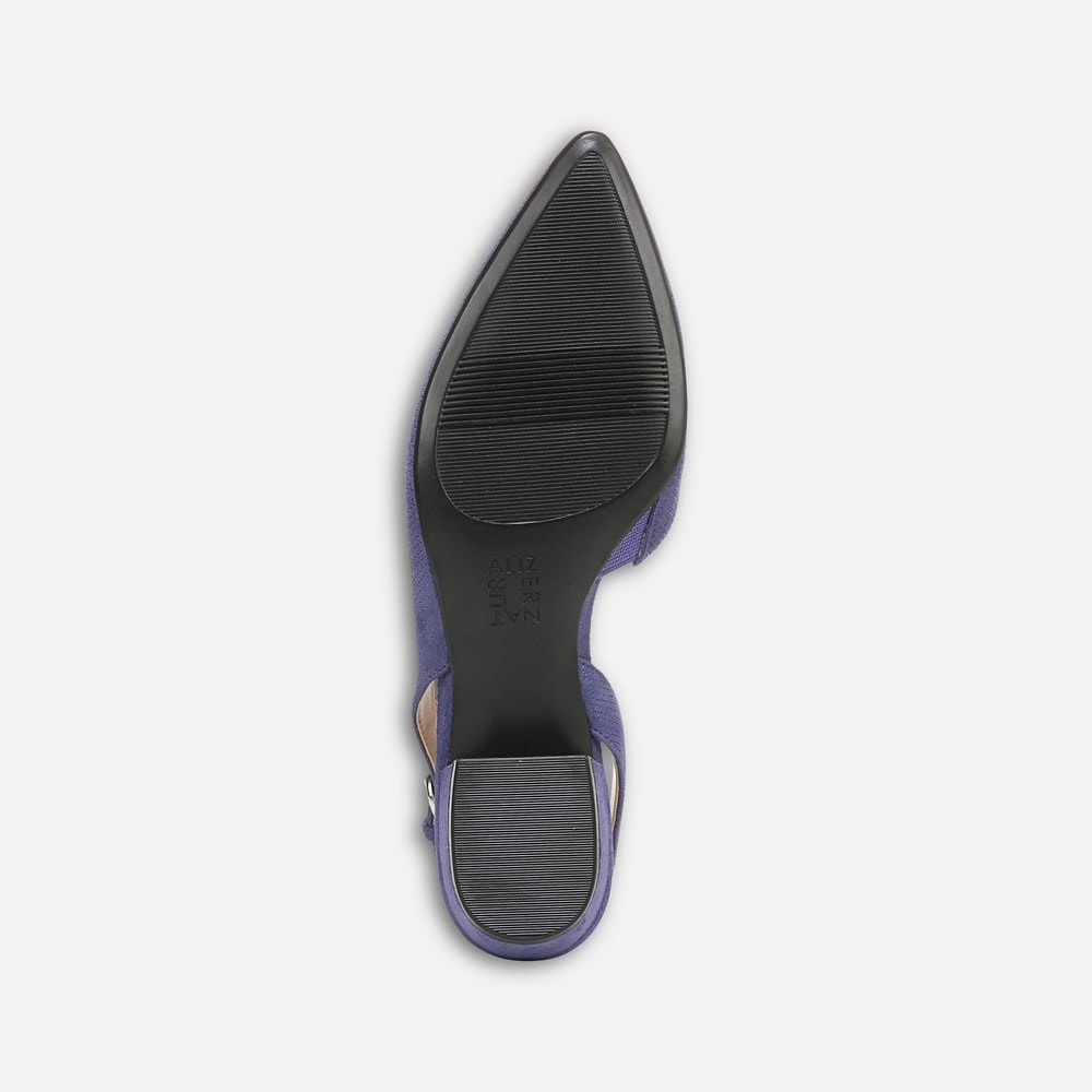 Naturalizer Banks Pointed Toe Flat - Future Dusk Blue Suede Naturalizer Banks Pointed Toe Flat - Future Dusk Blue Suede