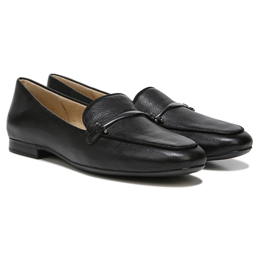 Naturalizer EMILINE L FLAT - Black Leather