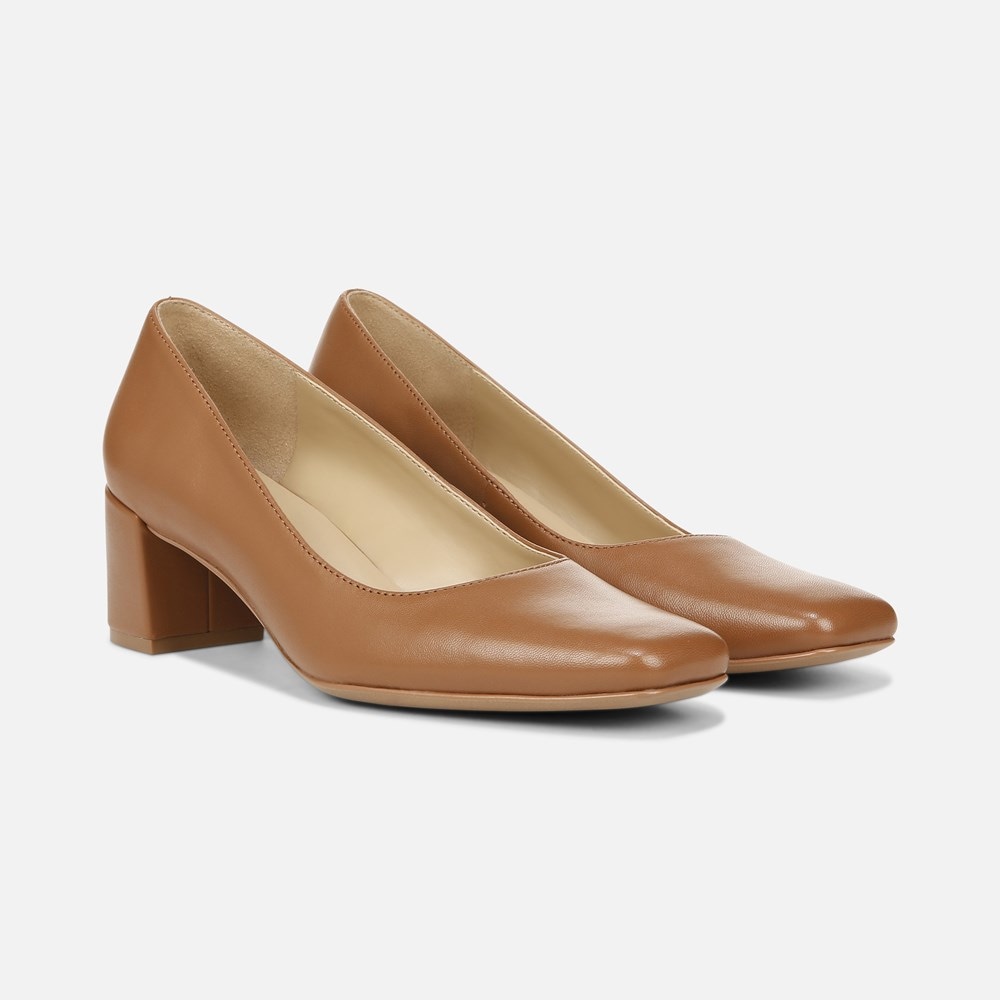 Naturalizer Karina Pump - English Tea Brown Leather Naturalizer Karina Pump - English Tea Brown Leather