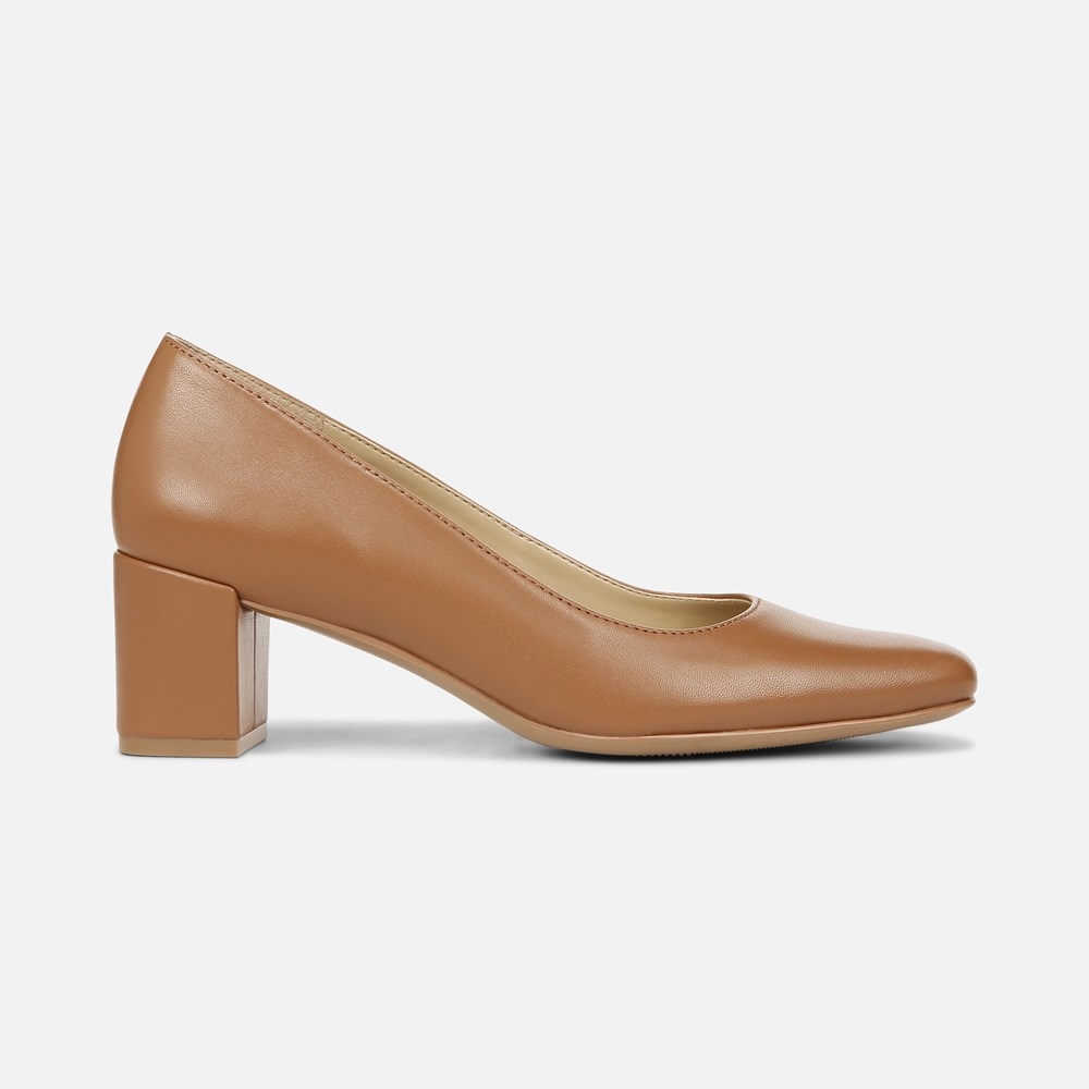 Naturalizer Karina Pump - English Tea Brown Leather Naturalizer Karina Pump - English Tea Brown Leather