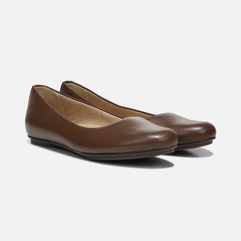 Naturalizer Maxwell Ballet Flat - Cocoa Leather Naturalizer Maxwell Ballet Flat - Cocoa Leather