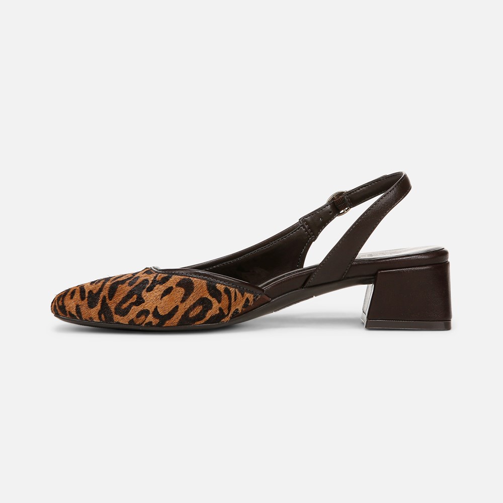 Naturalizer Jayla Slingback Pump - Brown Multi Leather Naturalizer Jayla Slingback Pump - Brown Multi Leather