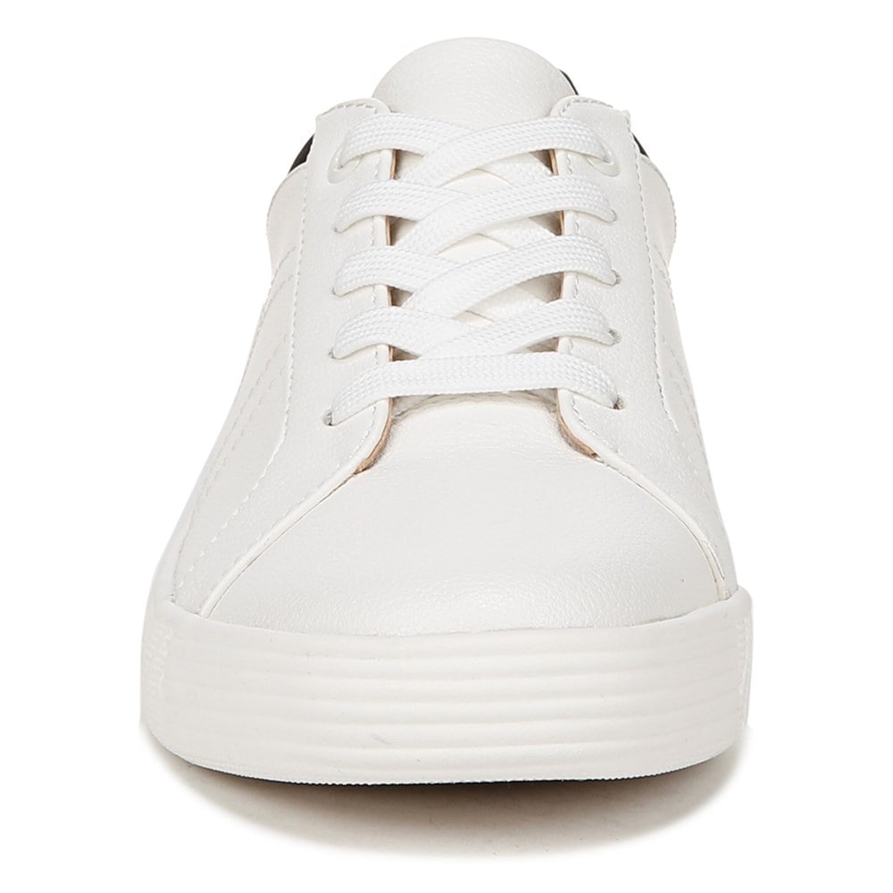 Naturalizer SOUL Neela Sneaker - White/Black Faux Leather