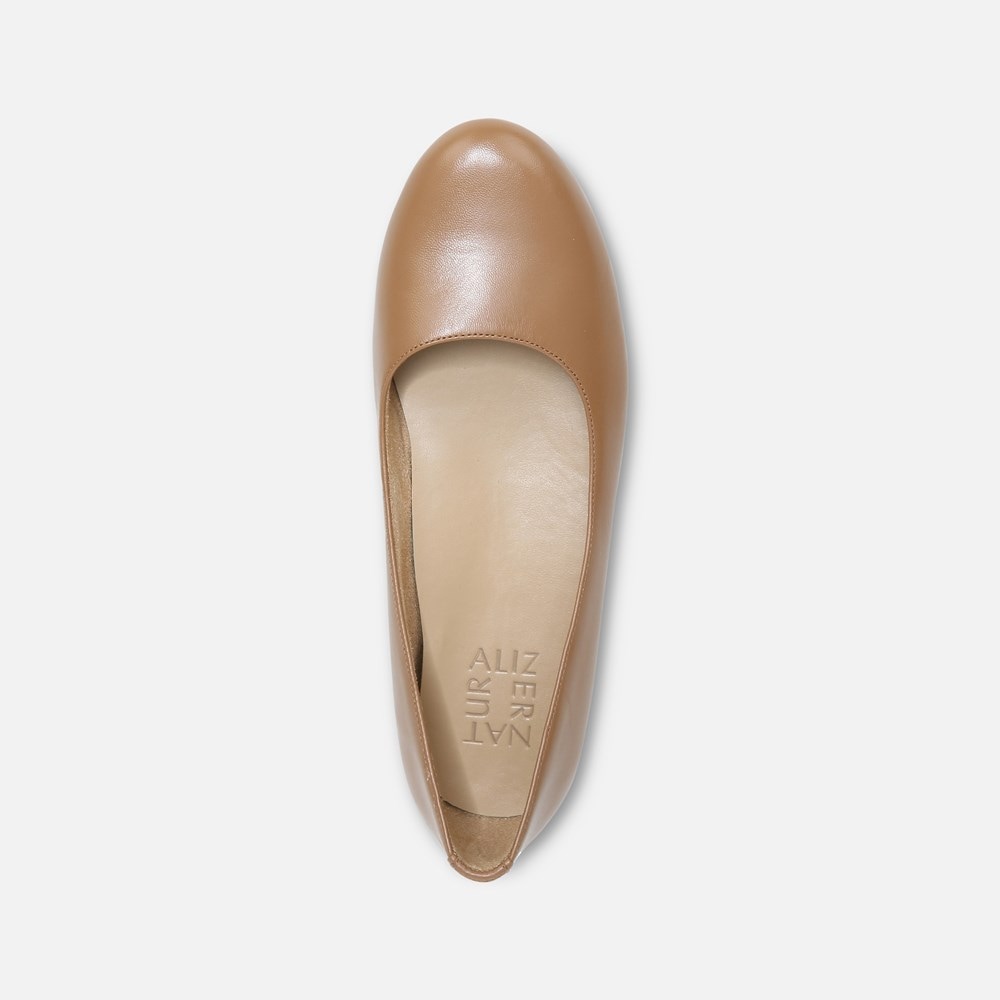Naturalizer Maxwell Ballet Flat - Cafe Leather Naturalizer Maxwell Ballet Flat - Cafe Leather