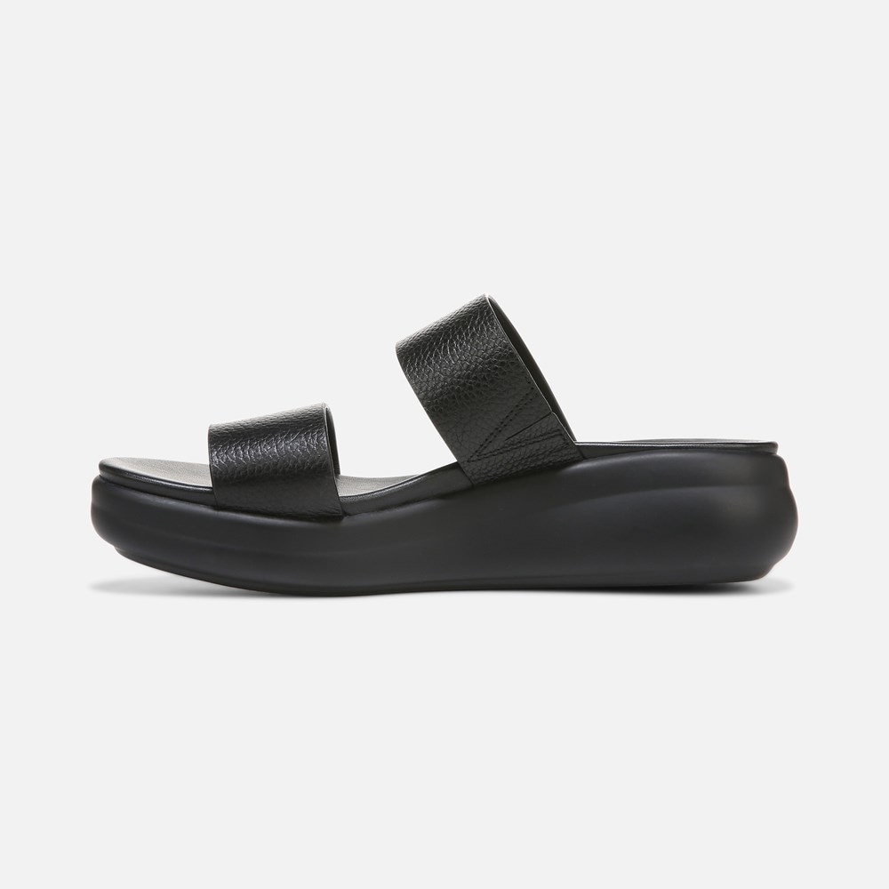 Naturalizer Drift 2 Sandal - Black Leather Naturalizer Drift 2 Sandal - Black Leather