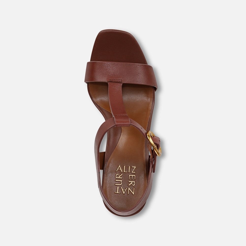 Naturalizer Jordis Dress Sandal - Cappuccino Brown Leather Naturalizer Jordis Dress Sandal - Cappuccino Brown Leather