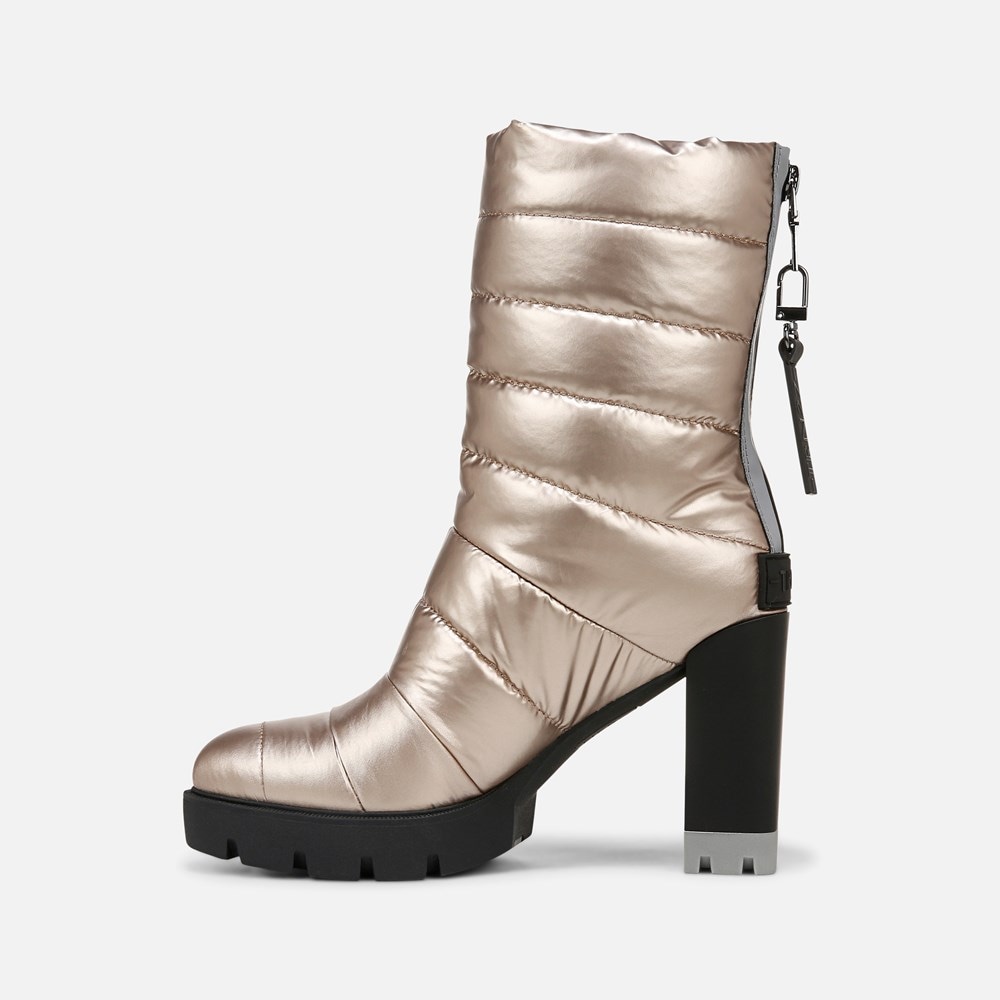 Naturalizer Think Royln Crosswalk Water Repellent Bootie - Cashmere High Shine Nylon Naturalizer Think Royln Crosswalk Water Repellent Bootie - Cashmere High Shine Nylon
