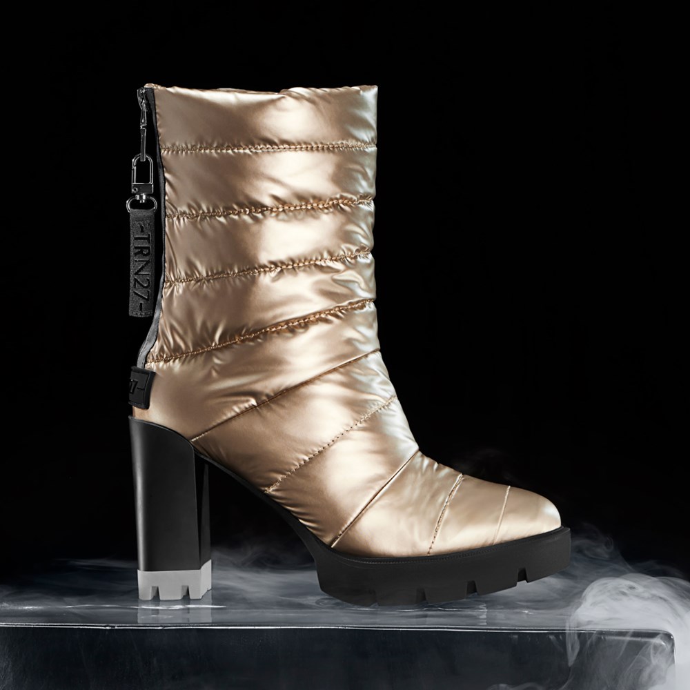 Naturalizer Think Royln Crosswalk Water Repellent Bootie - Cashmere High Shine Nylon Naturalizer Think Royln Crosswalk Water Repellent Bootie - Cashmere High Shine Nylon