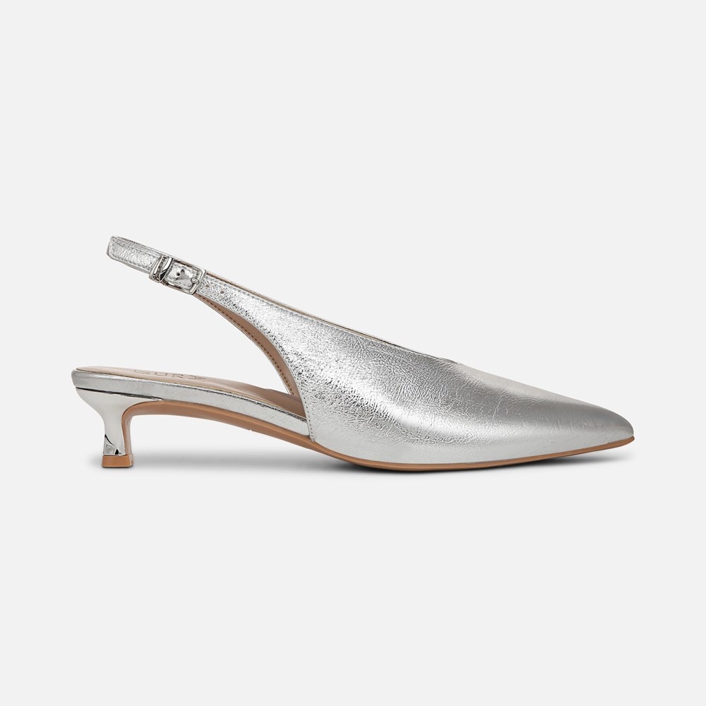 Naturalizer Nicolette Pump - Silver Leather Naturalizer Nicolette Pump - Silver Leather