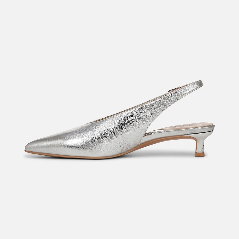 Naturalizer Nicolette Pump - Silver Leather Naturalizer Nicolette Pump - Silver Leather