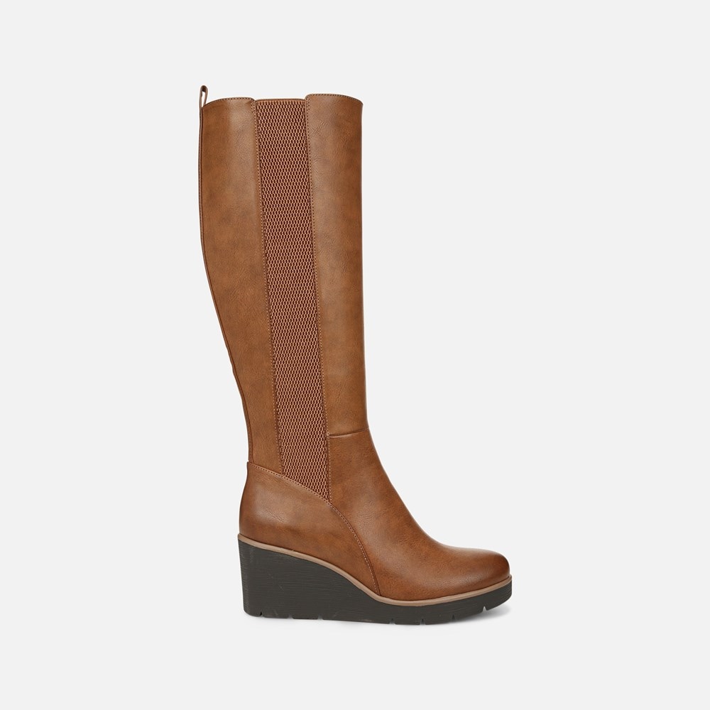 Naturalizer SOUL Adrian Knee High Boot - Toffee Brown Synthetic Naturalizer SOUL Adrian Knee High Boot - Toffee Brown Synthetic