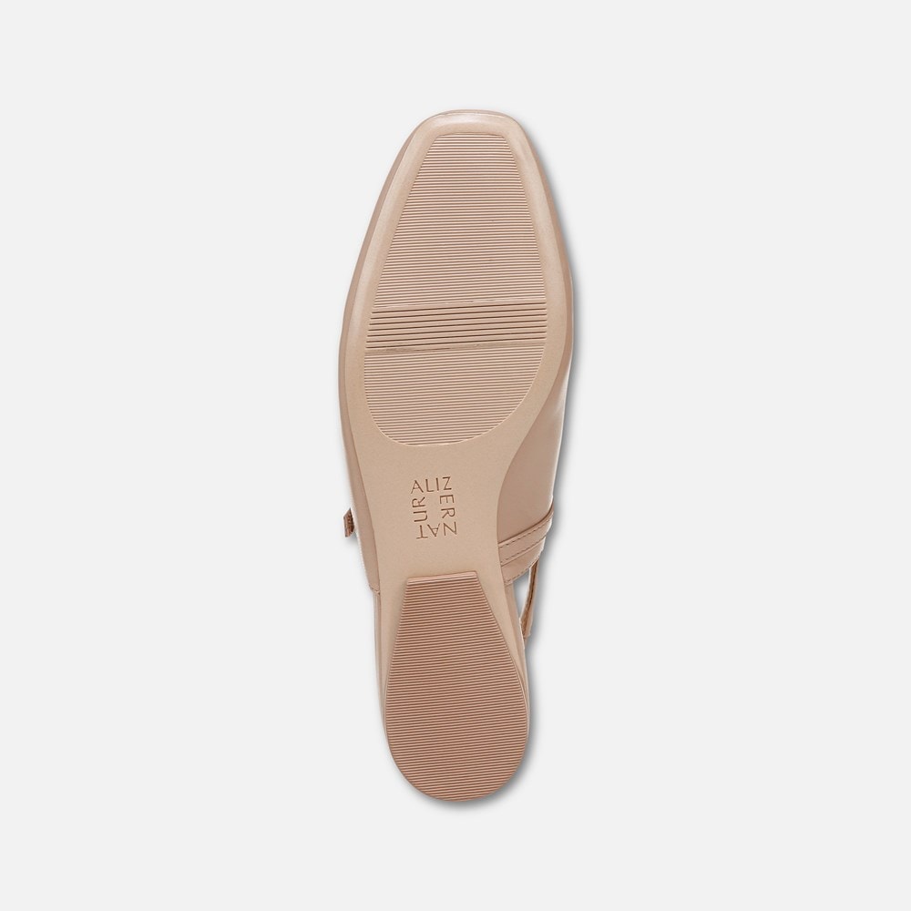 Naturalizer Connie Mary Jane Slingback Flat - Vintage Mauve Leather Naturalizer Connie Mary Jane Slingback Flat - Vintage Mauve Leather