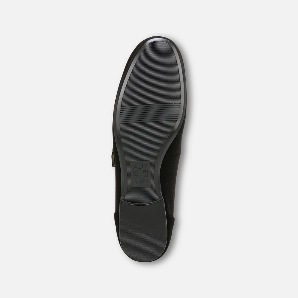 Naturalizer Kelly Mary Jane Flat - Black Velvet Naturalizer Kelly Mary Jane Flat - Black Velvet