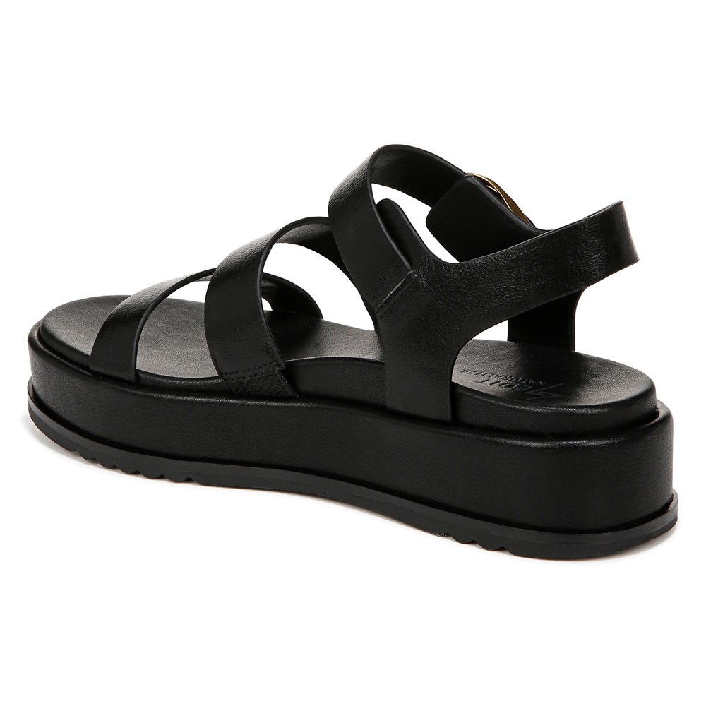 Naturalizer 27 EDIT Zizi Sandal - Black Faux Leather Naturalizer 27 EDIT Zizi Sandal - Black Faux Leather