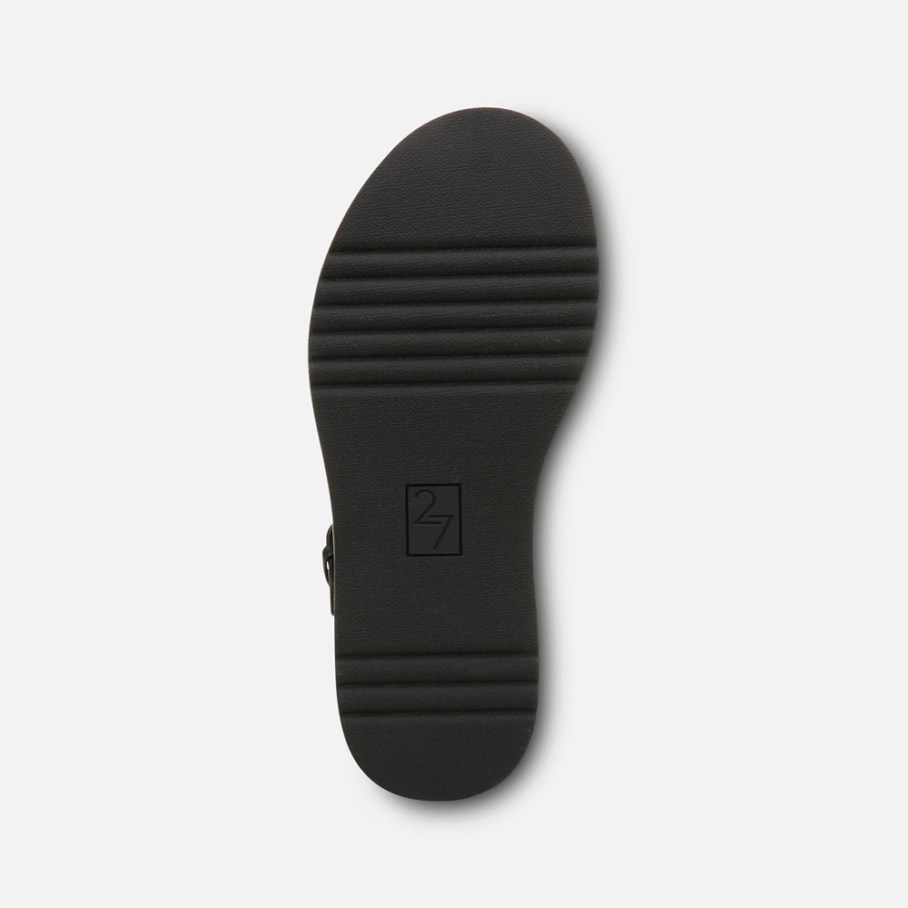 Naturalizer 27 EDIT Zizi Sandal - Black Faux Leather Naturalizer 27 EDIT Zizi Sandal - Black Faux Leather