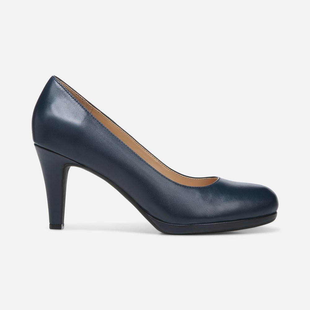 Naturalizer Michelle Pump - Navy Leather Naturalizer Michelle Pump - Navy Leather