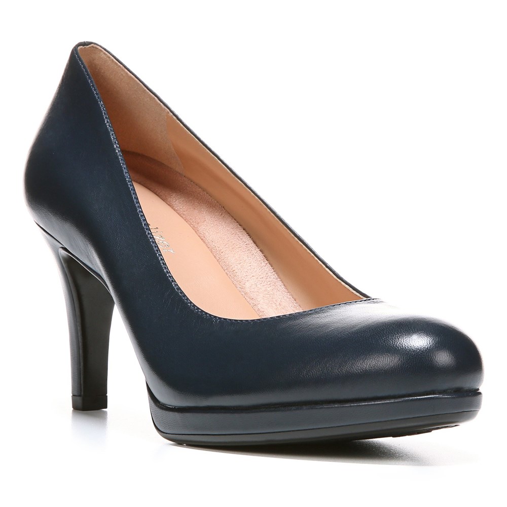 Naturalizer Michelle Pump - Navy Leather Naturalizer Michelle Pump - Navy Leather