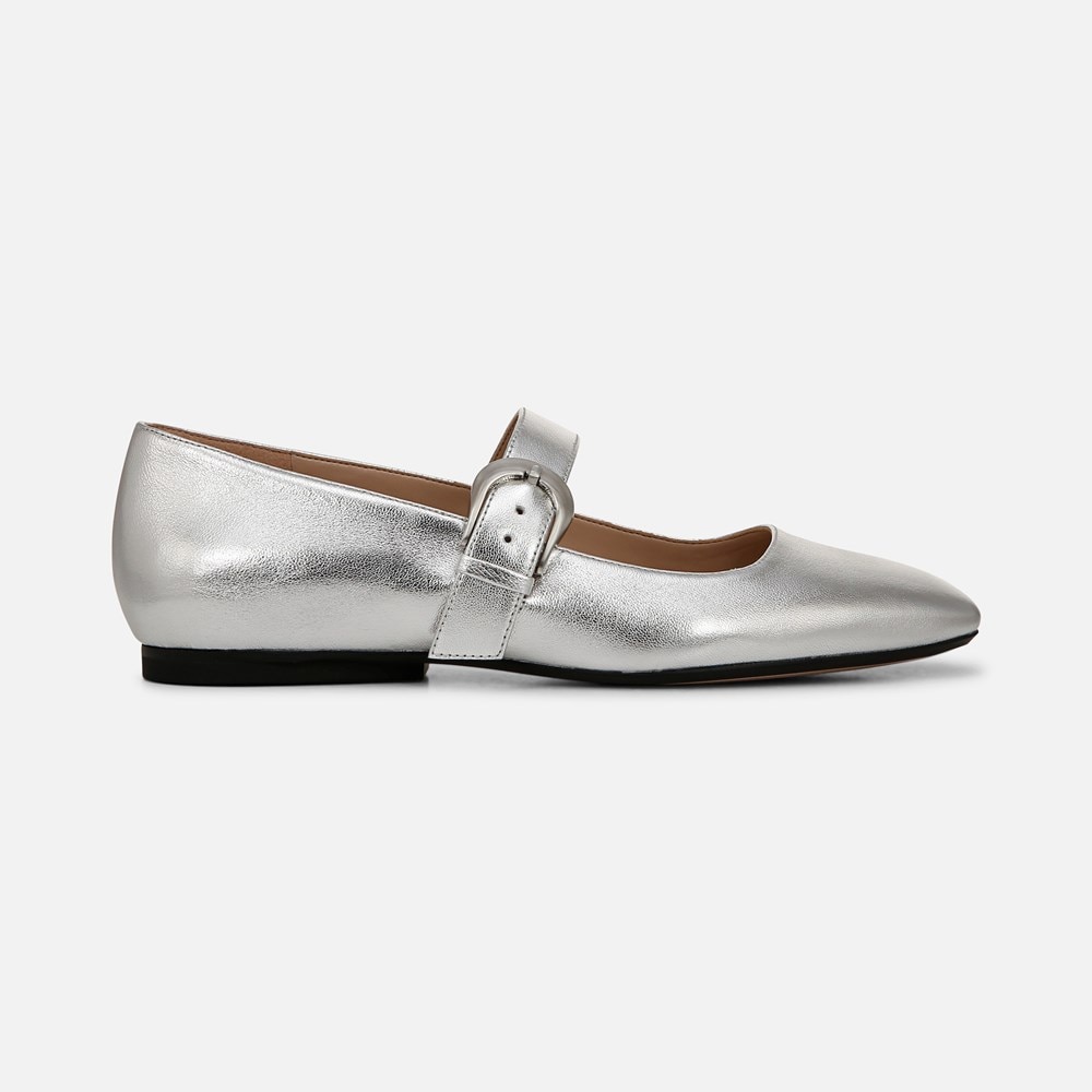 Naturalizer 27 EDIT Carter Mary Jane - Silver Leather Naturalizer 27 EDIT Carter Mary Jane - Silver Leather