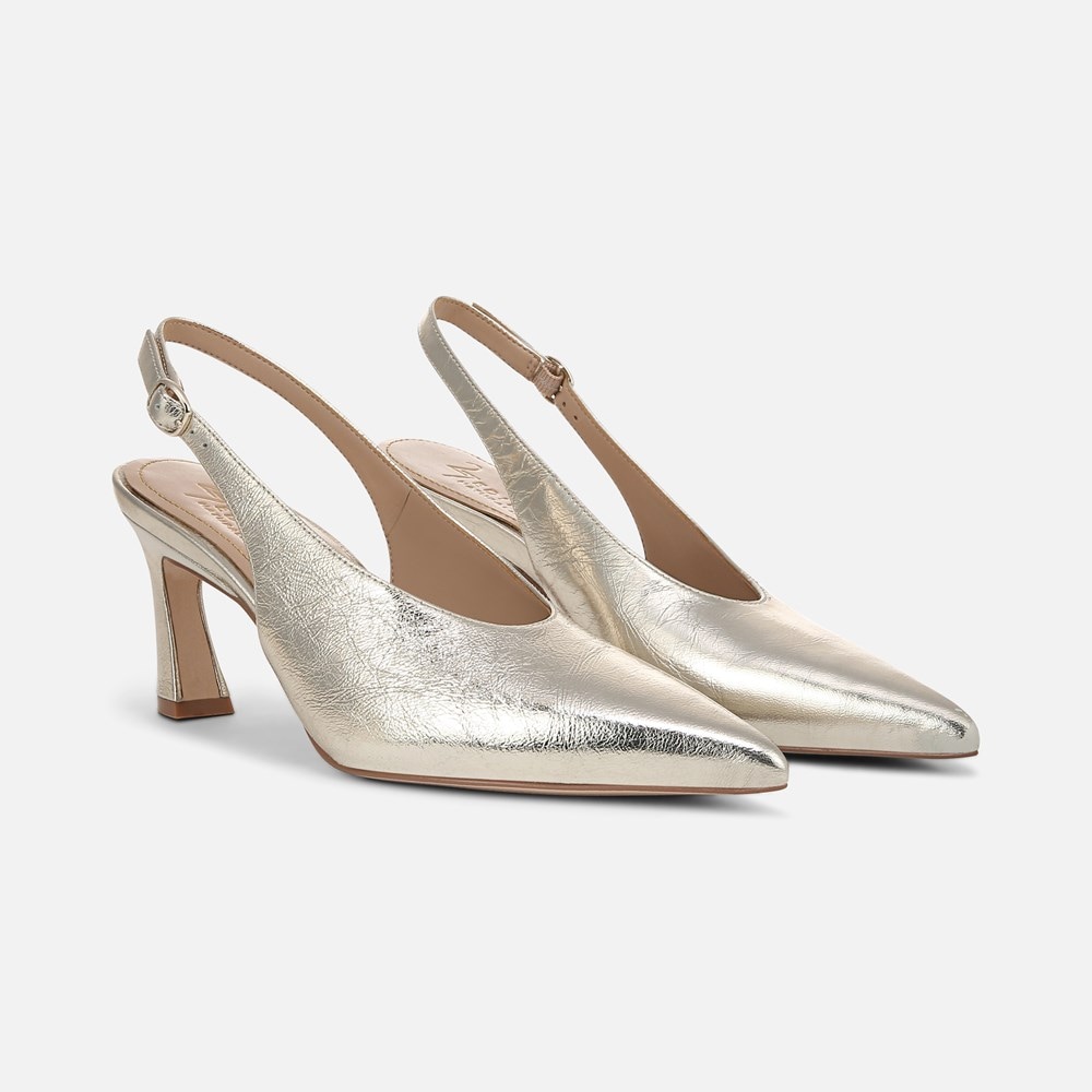 Naturalizer 27 EDIT Elaine Slingback Dress Shoe - Champagne Gold Leather Naturalizer 27 EDIT Elaine Slingback Dress Shoe - Champagne Gold Leather