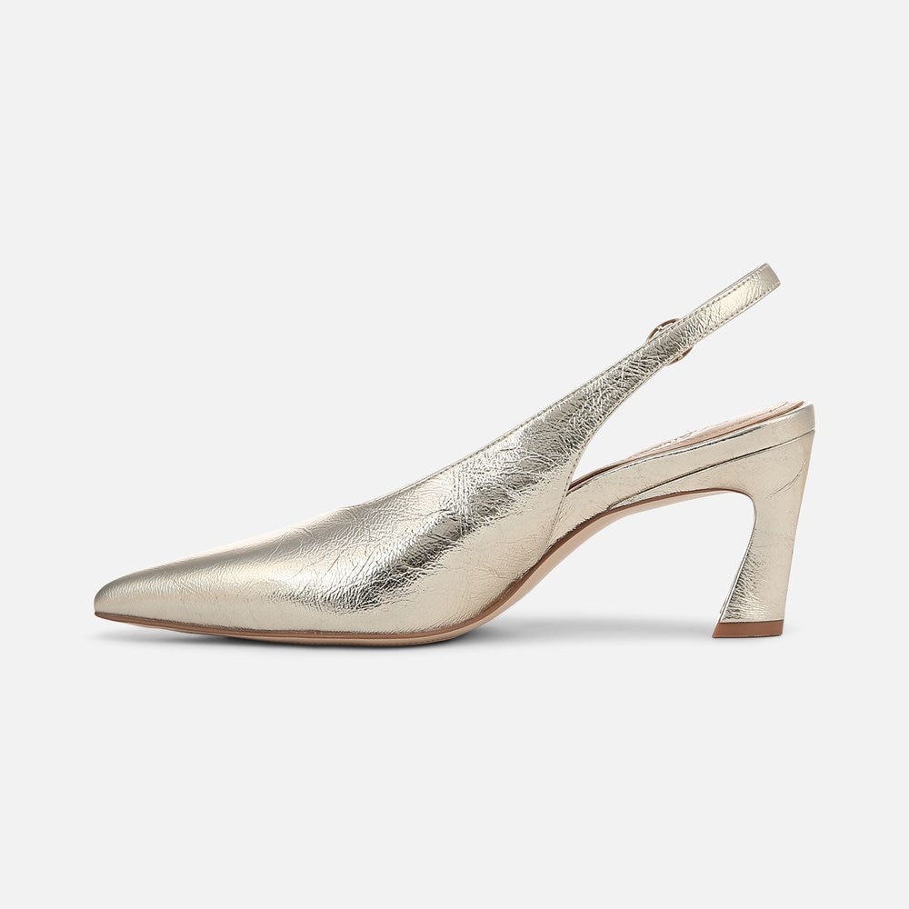 Naturalizer 27 EDIT Elaine Slingback Dress Shoe - Champagne Gold Leather Naturalizer 27 EDIT Elaine Slingback Dress Shoe - Champagne Gold Leather