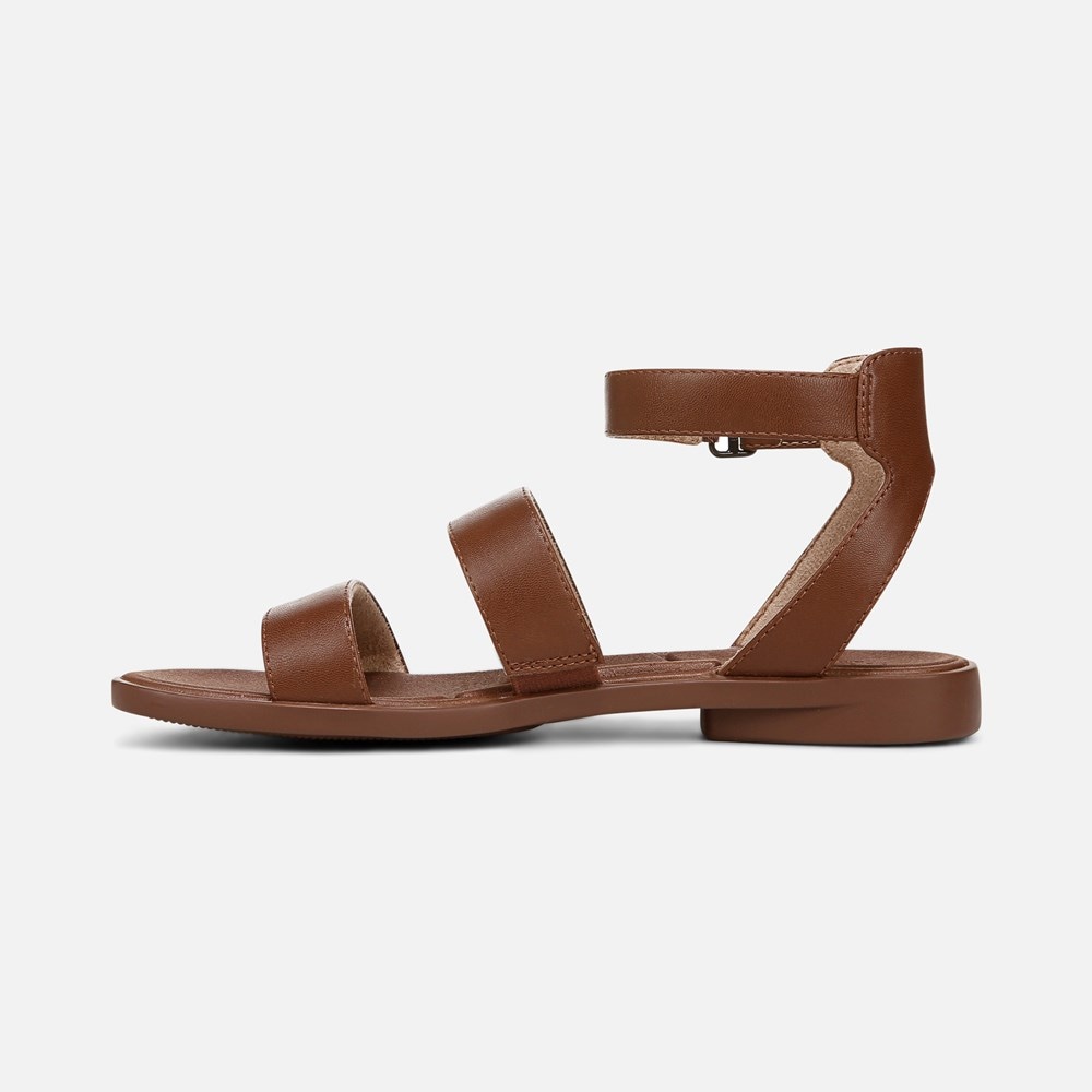 Naturalizer SOUL Fiesta Strappy Sandal - Brown Faux Leather Naturalizer SOUL Fiesta Strappy Sandal - Brown Faux Leather