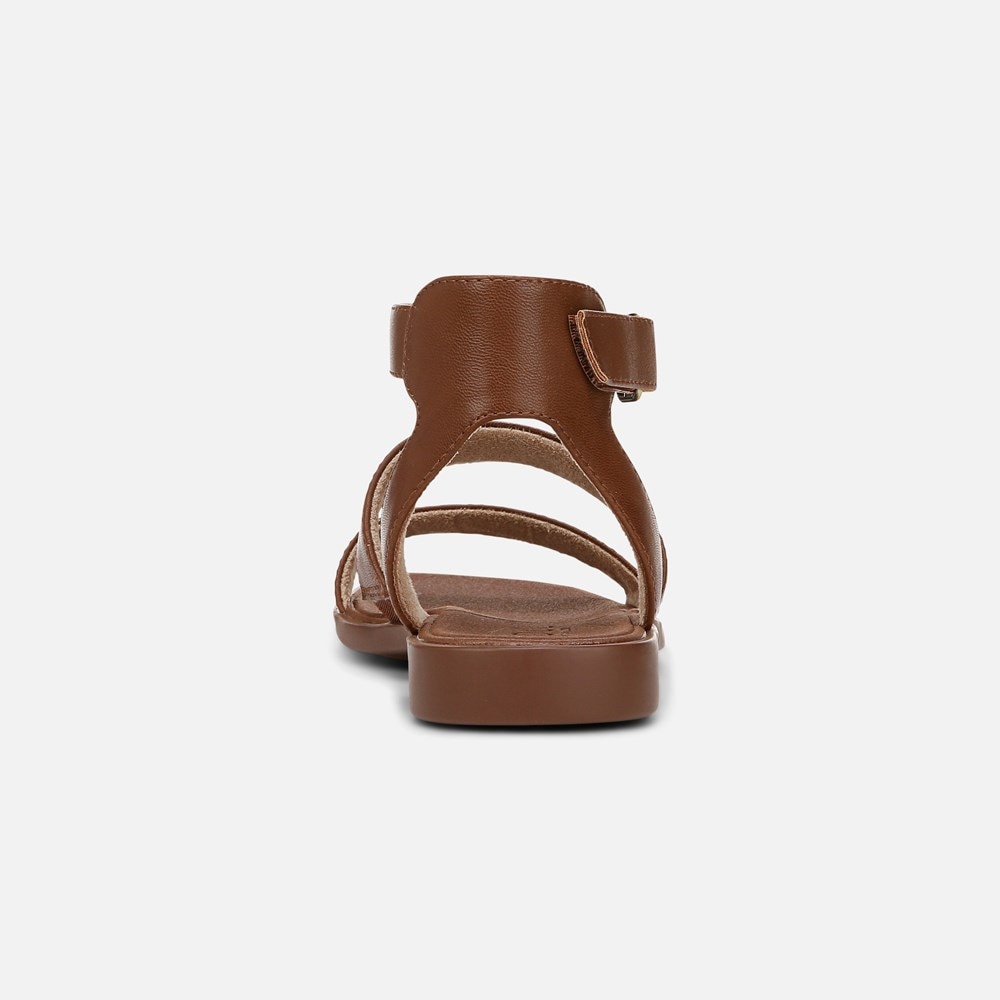 Naturalizer SOUL Fiesta Strappy Sandal - Brown Faux Leather Naturalizer SOUL Fiesta Strappy Sandal - Brown Faux Leather