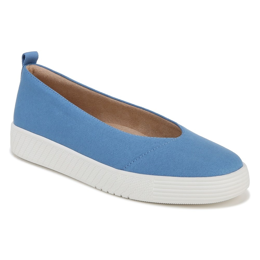 Naturalizer SOUL Neela Slip On - Linen Blue Microsuede Fabric Naturalizer SOUL Neela Slip On - Linen Blue Microsuede Fabric