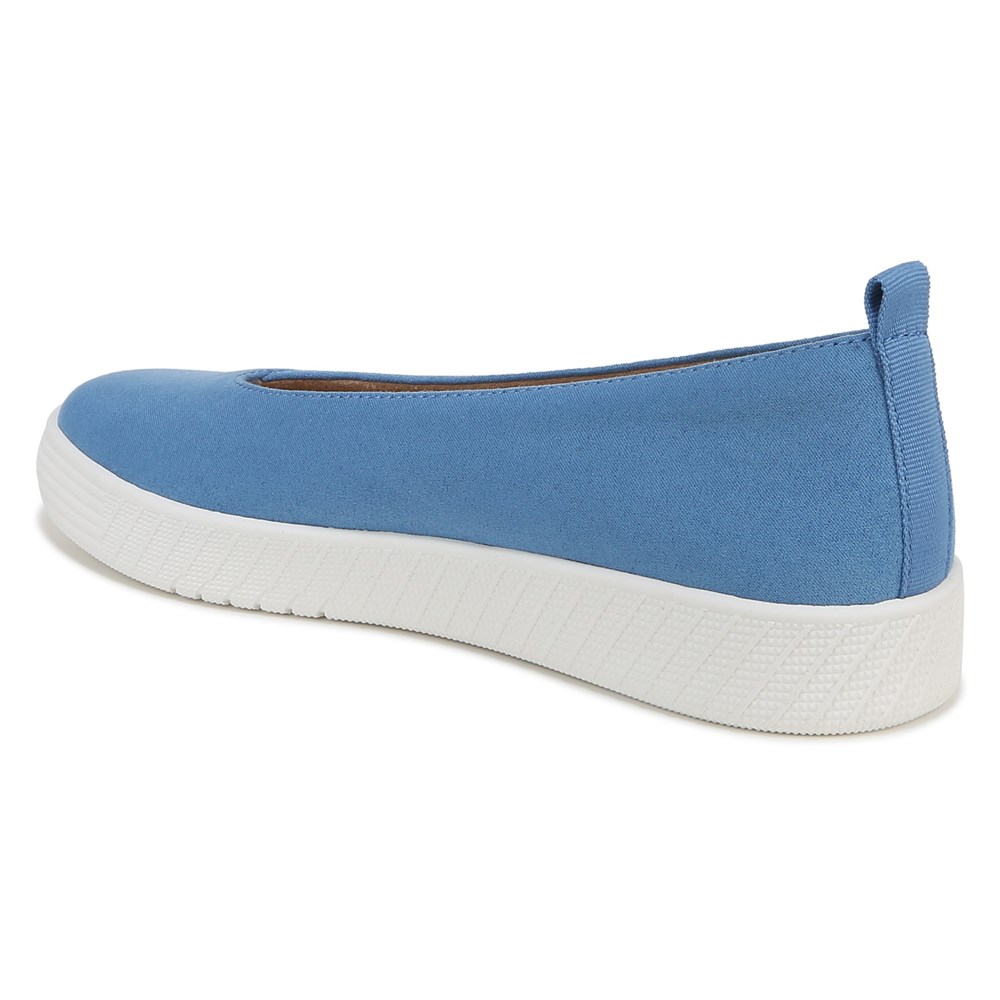 Naturalizer SOUL Neela Slip On - Linen Blue Microsuede Fabric Naturalizer SOUL Neela Slip On - Linen Blue Microsuede Fabric