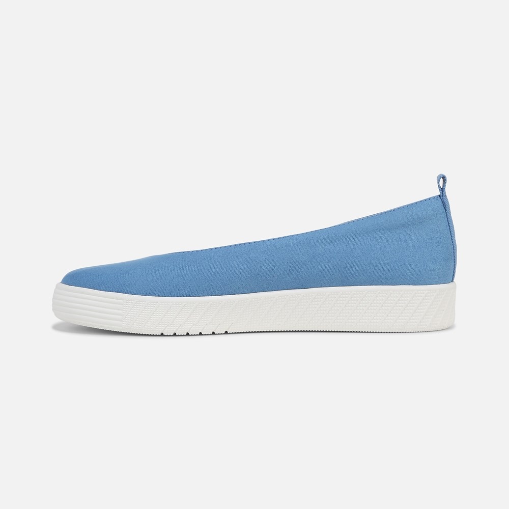 Naturalizer SOUL Neela Slip On - Linen Blue Microsuede Fabric Naturalizer SOUL Neela Slip On - Linen Blue Microsuede Fabric