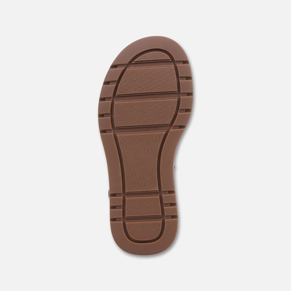 Naturalizer Attract Sandal - Cappuccino Brown Faux Leather