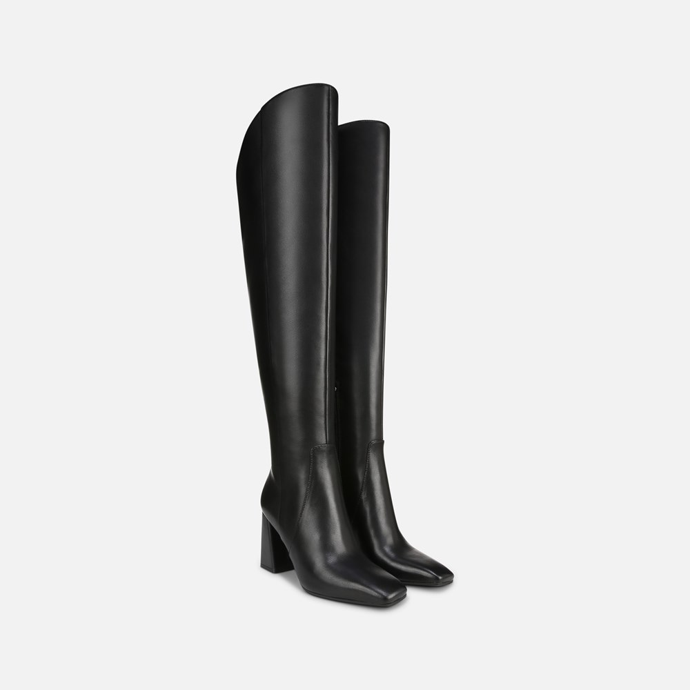 Naturalizer Lyric Over The Knee Boot - Black Leather