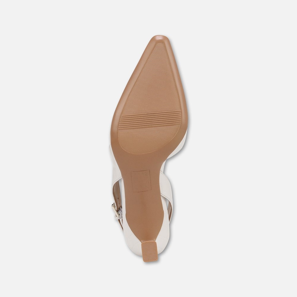 Naturalizer Dalary Slingback Pump - Warm White Faux Leather Naturalizer Dalary Slingback Pump - Warm White Faux Leather