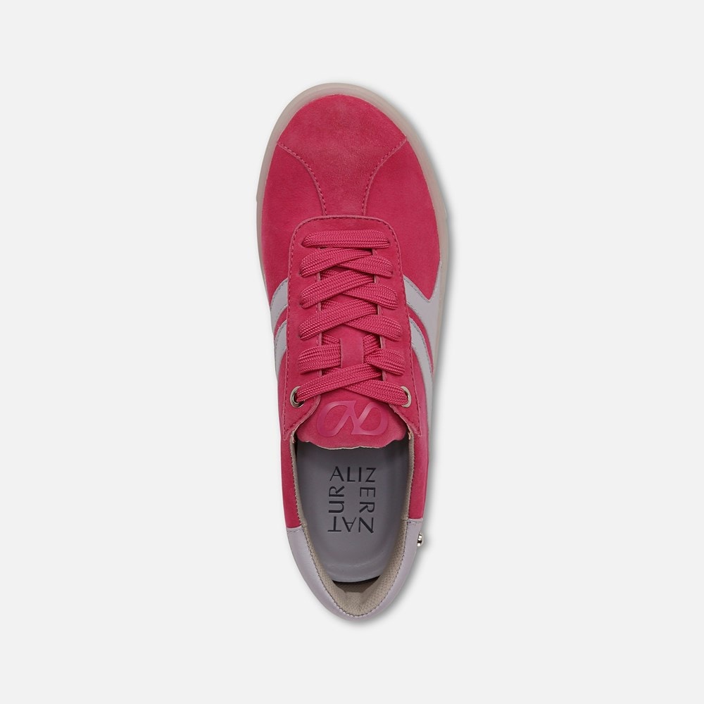 Naturalizer Medina Lace Up Sneaker - Pink Flash Leather Naturalizer Medina Lace Up Sneaker - Pink Flash Leather