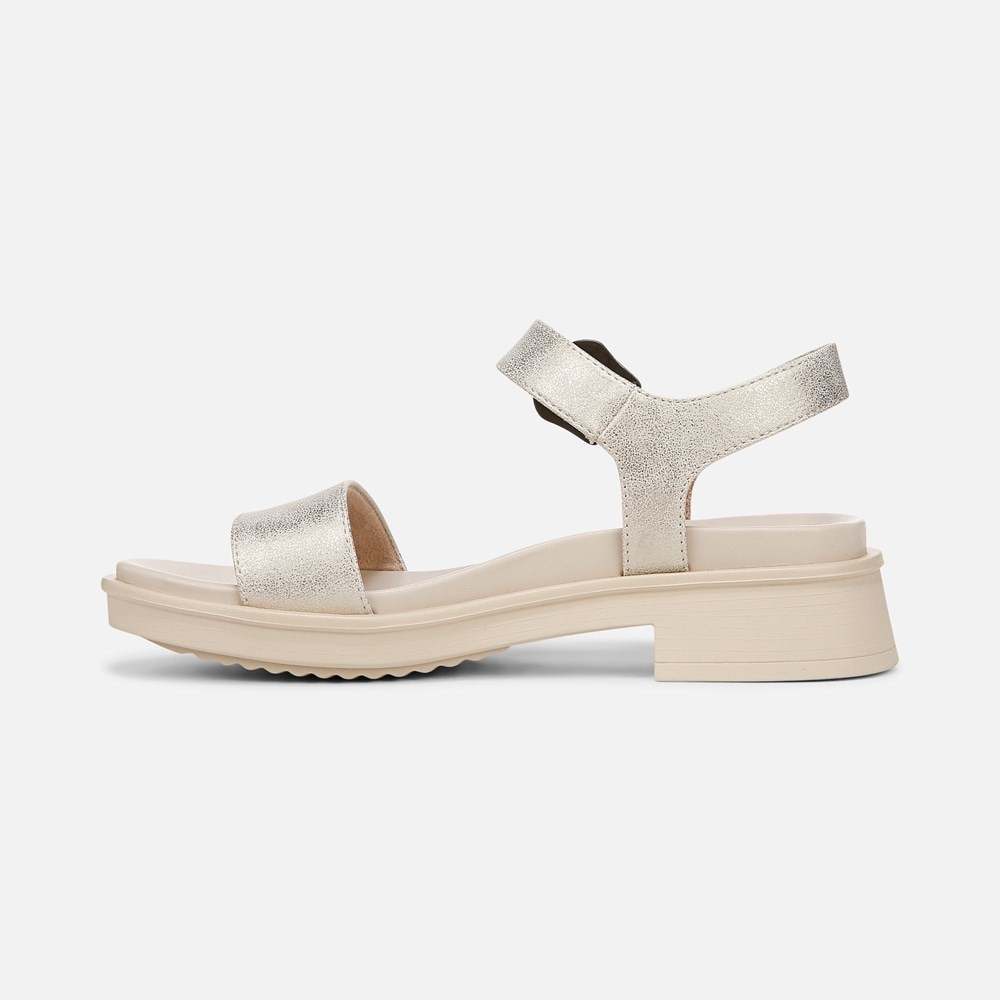 Naturalizer SOUL Emma Strappy Sandal - Gold Faux Leather Naturalizer SOUL Emma Strappy Sandal - Gold Faux Leather