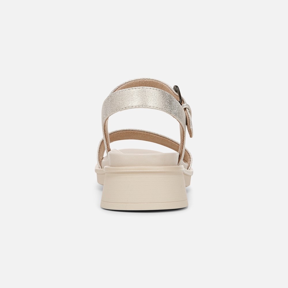 Naturalizer SOUL Emma Strappy Sandal - Gold Faux Leather Naturalizer SOUL Emma Strappy Sandal - Gold Faux Leather