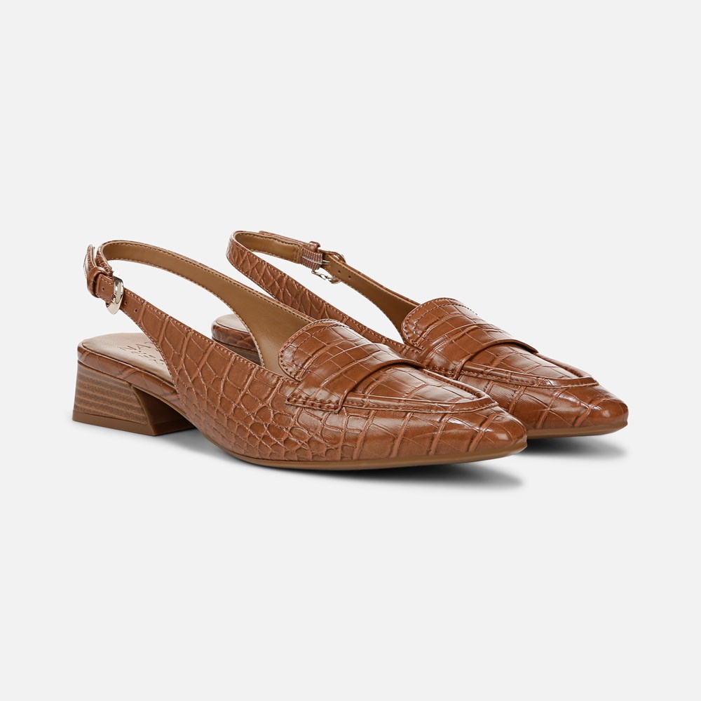 Naturalizer Garner Slingback - English Tea Faux Leather Naturalizer Garner Slingback - English Tea Faux Leather
