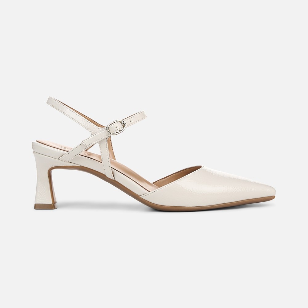 Naturalizer Tara Dress Shoe - Warm White Faux Leather Naturalizer Tara Dress Shoe - Warm White Faux Leather