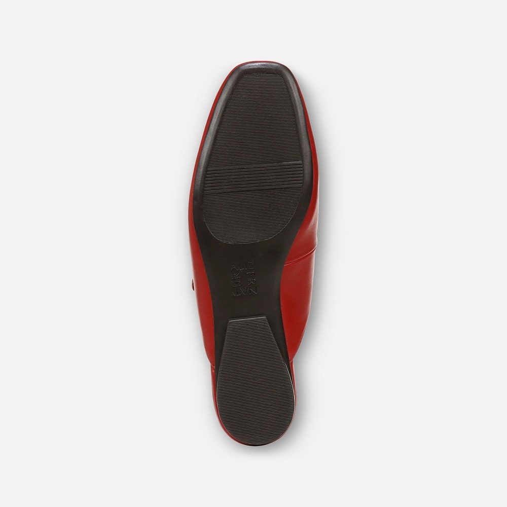 Naturalizer Apple Mary Jane Mule - Red Faux Leather Naturalizer Apple Mary Jane Mule - Red Faux Leather