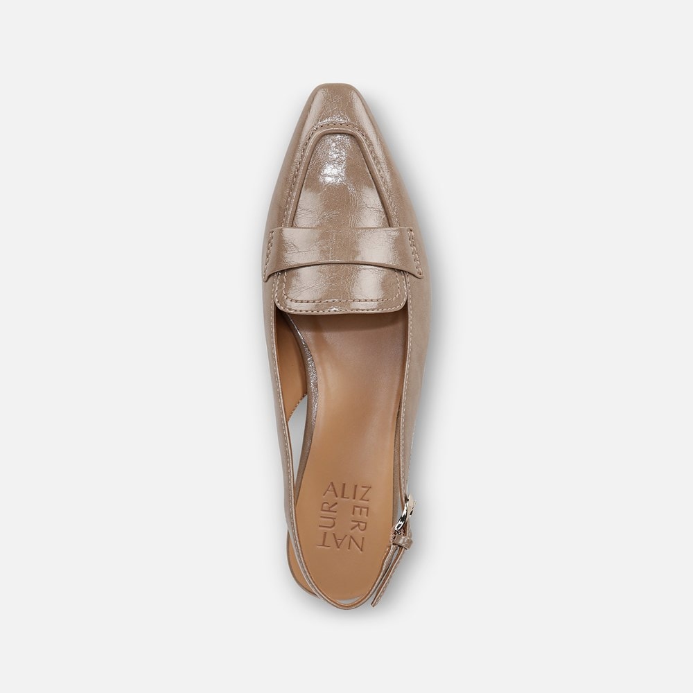 Naturalizer Garner Slingback - Taupe Faux Leather Naturalizer Garner Slingback - Taupe Faux Leather