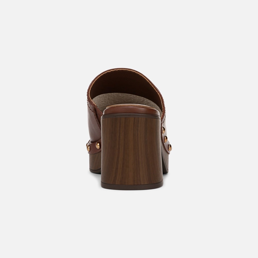 Naturalizer Bailey Mule - Cappuccino Brown Leather Naturalizer Bailey Mule - Cappuccino Brown Leather
