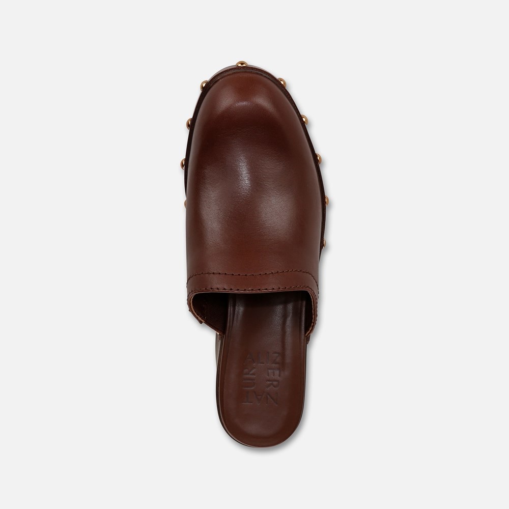 Naturalizer Bailey Mule - Cappuccino Brown Leather Naturalizer Bailey Mule - Cappuccino Brown Leather