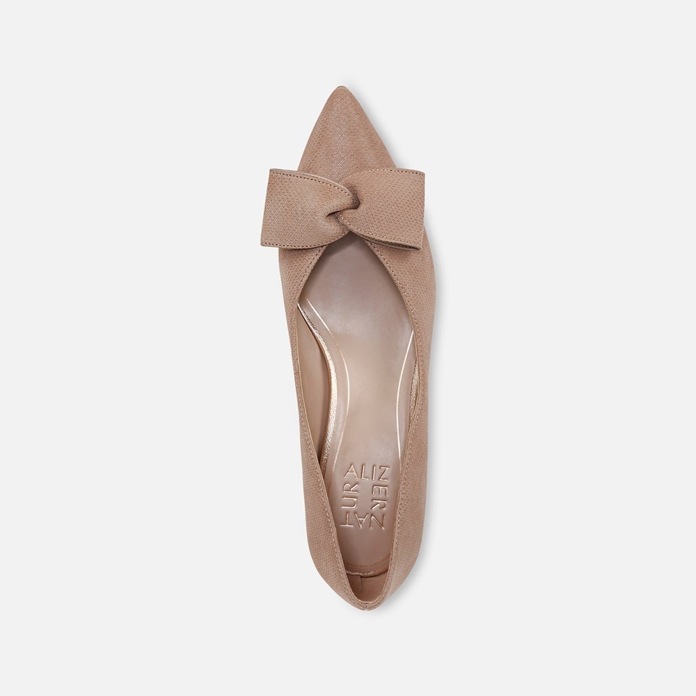 Naturalizer Mavis Bow Pump - Taupe Suede Naturalizer Mavis Bow Pump - Taupe Suede