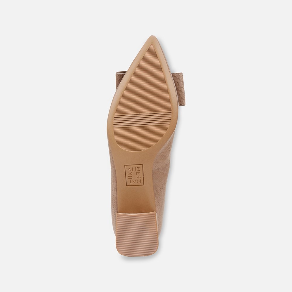 Naturalizer Mavis Bow Pump - Taupe Suede Naturalizer Mavis Bow Pump - Taupe Suede