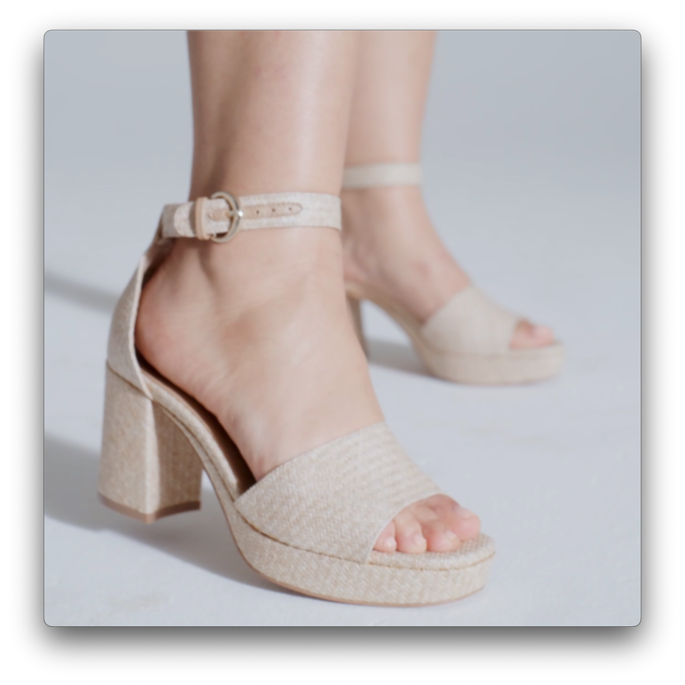Naturalizer Pearlyn Dress Sandal - Wheat Woven Fabric Naturalizer Pearlyn Dress Sandal - Wheat Woven Fabric