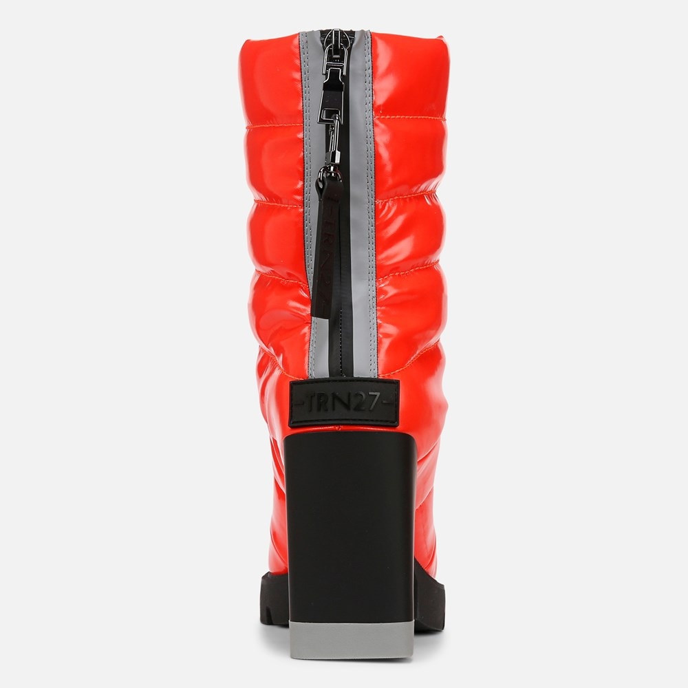 Naturalizer Think Royln Crosswalk Water Repellent Bootie - Poppy Patent Shine Nylon Naturalizer Think Royln Crosswalk Water Repellent Bootie - Poppy Patent Shine Nylon