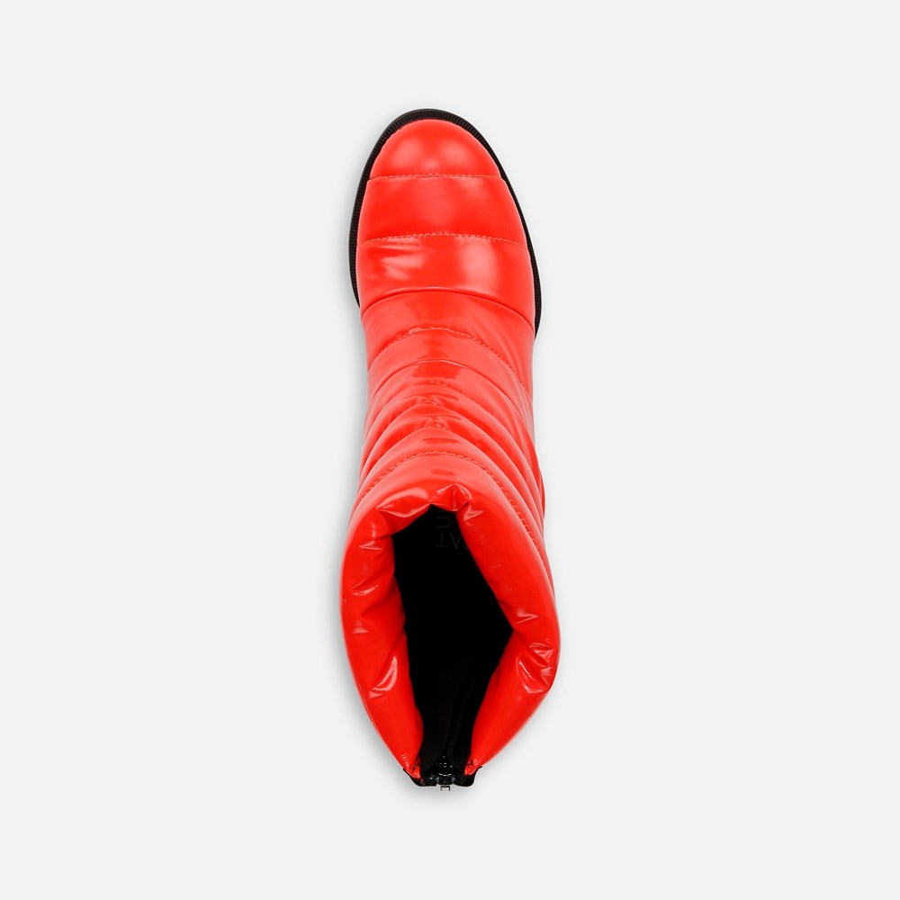 Naturalizer Think Royln Crosswalk Water Repellent Bootie - Poppy Patent Shine Nylon Naturalizer Think Royln Crosswalk Water Repellent Bootie - Poppy Patent Shine Nylon